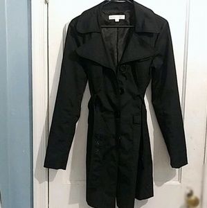New York & Co. Womens Black Coat